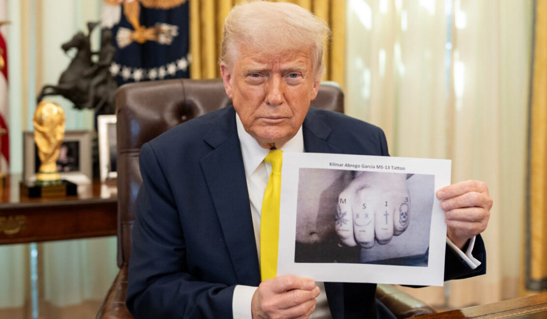 President Trump Drops the Hammer: Releases Photo of MS-13 Gang Member Kilmar Abrego Garcia’s Tattooed Knuckles in Devastating PR Blow to the Left