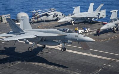 $70M Navy F/A-18E Super Hornet Falls Off USS Harry S. Truman Into the Red Sea