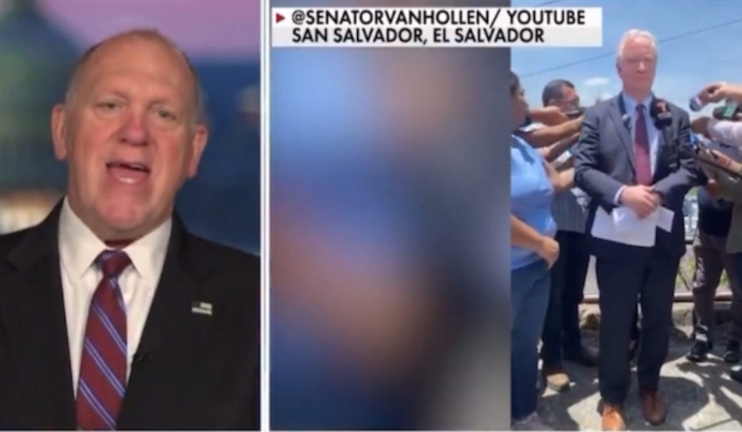 Border Czar Tom Homan Slams Dem Senator Chris Van Hollen, “the Guy that Didn’t Want to Sign the Laken Riley Act,” for Coddling MS-13 Terrorist – Calls Dems like AOC a Zero “On the Smart Meter” (VIDEO)