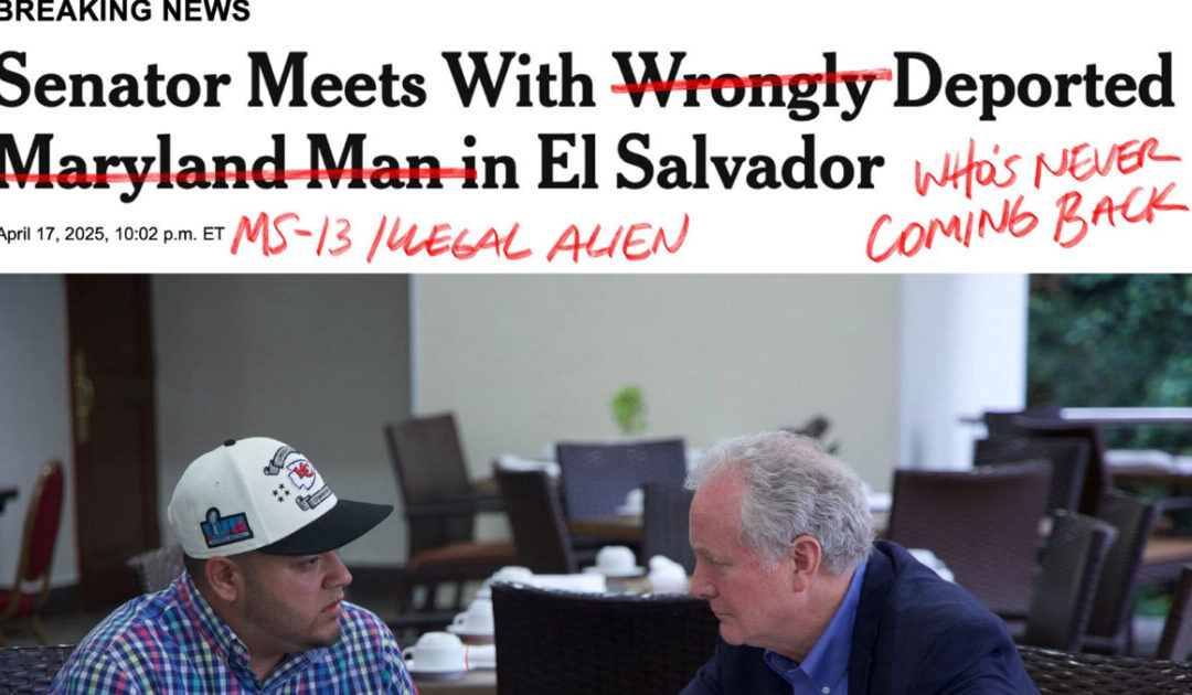 HILARIOUS! White House Fact Checks Dishonest New York Times Report on Sen. Chris Van Hollen’s Meeting with “Wrongly Deported Maryland Man” in Epic Fashion – MS-13 Gangster “Never Coming Back”