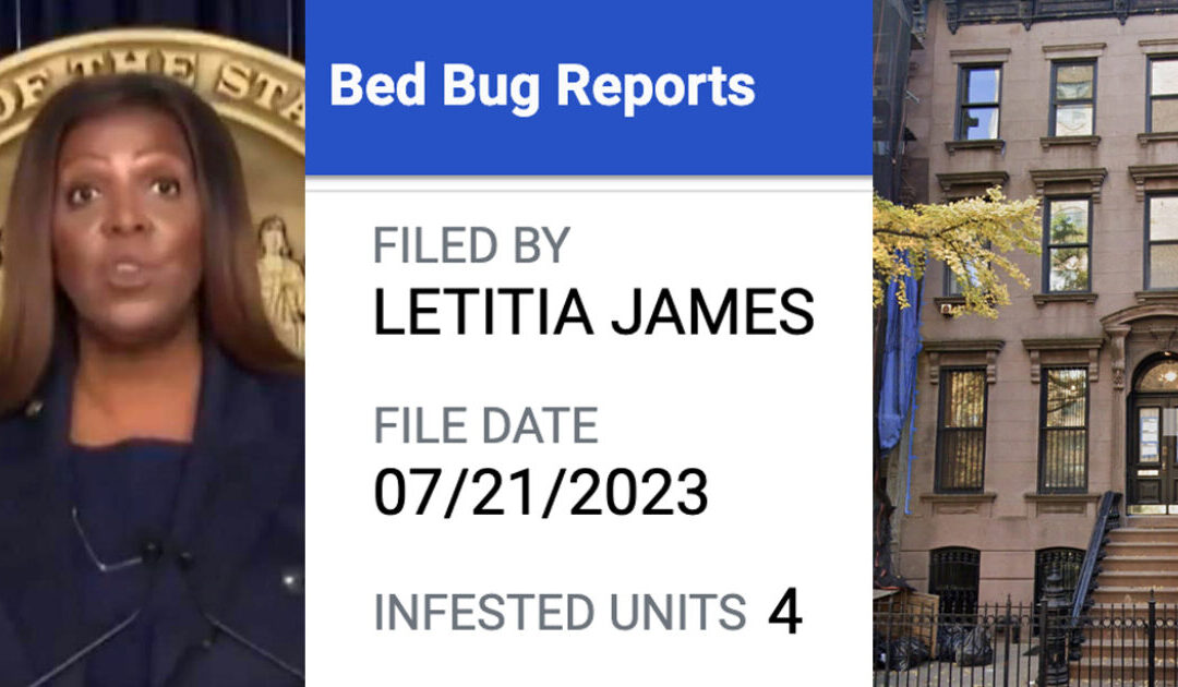 More Letitia Files: Is NY Attorney General Letitia James a Slumlord? – Tenants Complain of Peeling Paint, Apartments Used as Hotel Rooms, and Every Unit Reported Bedbug Infestations!