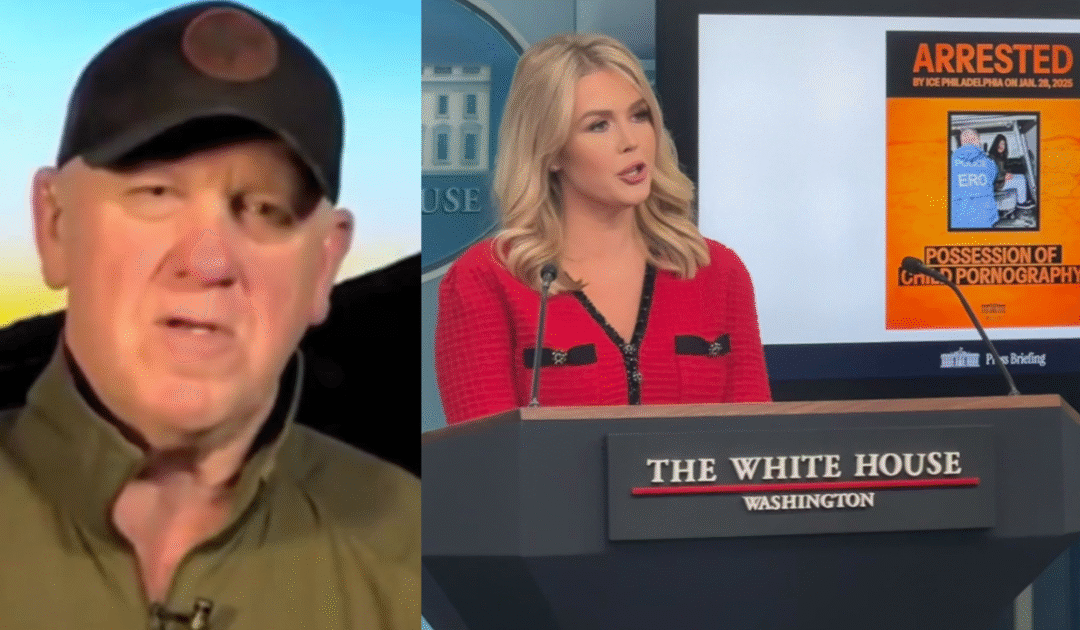 WATCH LIVE: Border Czar Tom Homan Joins Press Secretary Karoline Leavitt for Press Briefing on Securing The Border – 8:30 AM ET