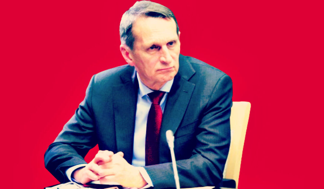 Russian Spy Chief Naryshkin Says He’s Spoken to CIA’s Ratcliffe, and Both Agree To Keep the Communication Channels Open (VIDEO)