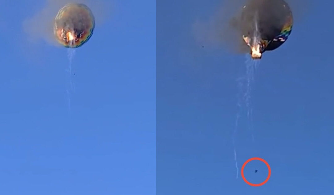HORRIFYING: Hot Air Balloon with 21 on Board in Brazil Erupts in Flames, Passengers Seen Falling From Sky (VIDEO)
