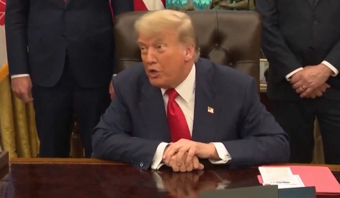 Trump Blasts Reporter For Asking Trade Question on Canada During Announcement of a US-Brokered Peace Agreement Between Rwanda and Congo
