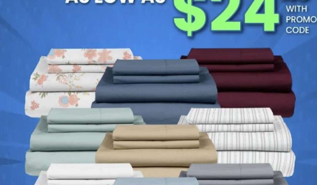 “Mega Sale” On MyPillow’s Percale Bed Sheet Sets – As Low As $24.98 With Promo Code TGP!
