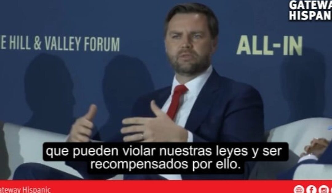 J.D. Vance: There Will be no Amnesty. We Stand for Law, Technology, and Economic Balance