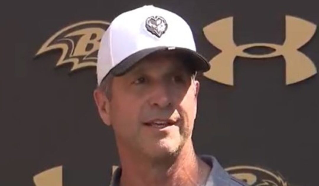 Awesome: Baltimore Ravens Coach John Harbaugh Shuts Down Vile Sports ‘Reporter’ with a Brilliant Reply After Hack Tries to Shame Him for Meeting with President Trump (VIDEO)