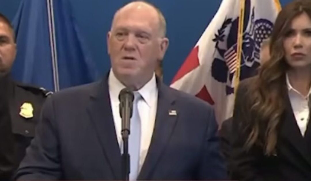 (VIDEO) “We’re Gonna Flood the Zone” – Tom Homan Puts Sanctuary Cities on Notice During Press Conference on Illegal Alien who Shot CBP Officer in Face in NYC