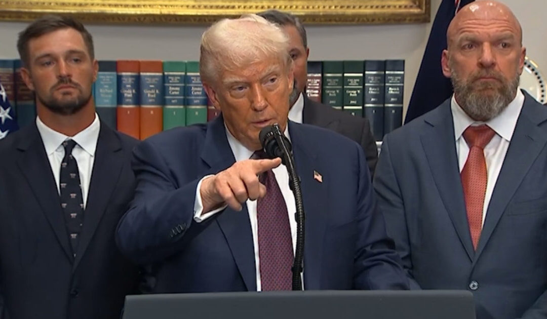 WATCH: Trump Tells Reporter “I was Fighting Lunatics Like You” When Asked why he Didn’t Impose Tariffs During First Term – “We Took in Hundreds of Billions of Dollars, but You People Didn’t Cover it Very Well”