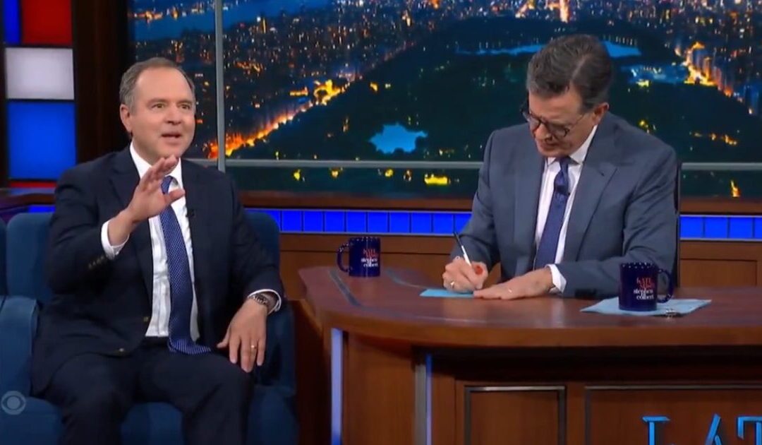 Adam Schiff Mercilessly Trolled for Being Guest on Stephen Colbert’s Failing Show the Night it Was Canceled
