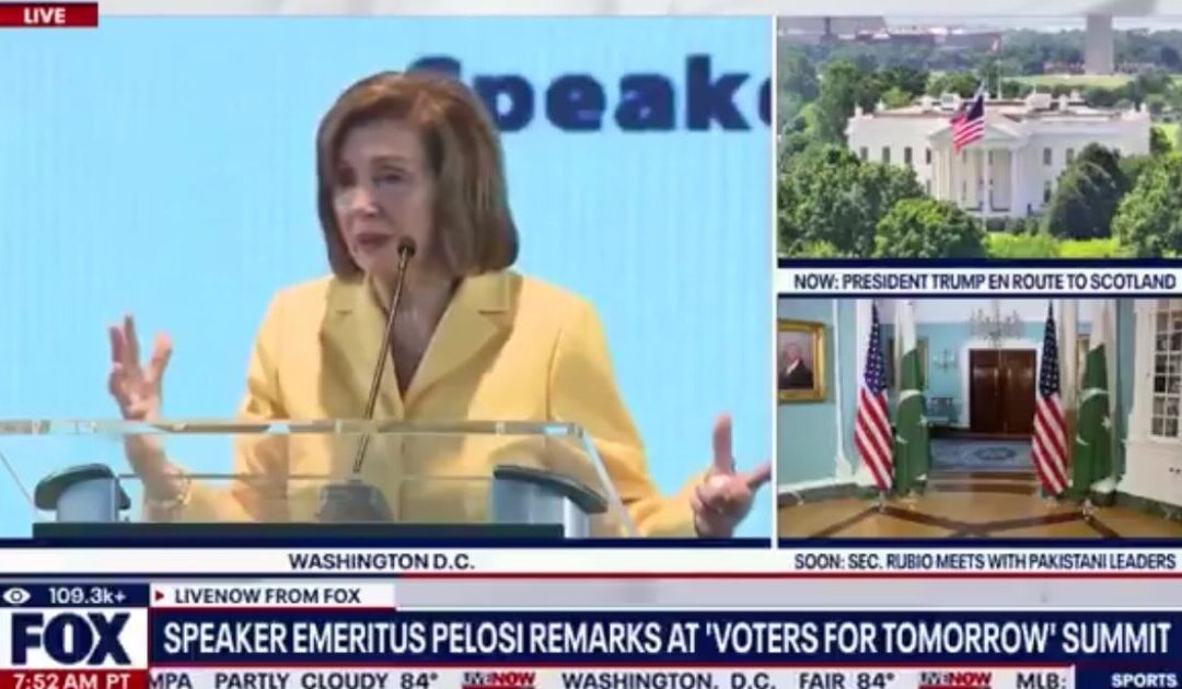 Is She Drunk? Pelosi Heavily Slurs Through Speech at “Voters of Tomorrow” Summit (VIDEO)