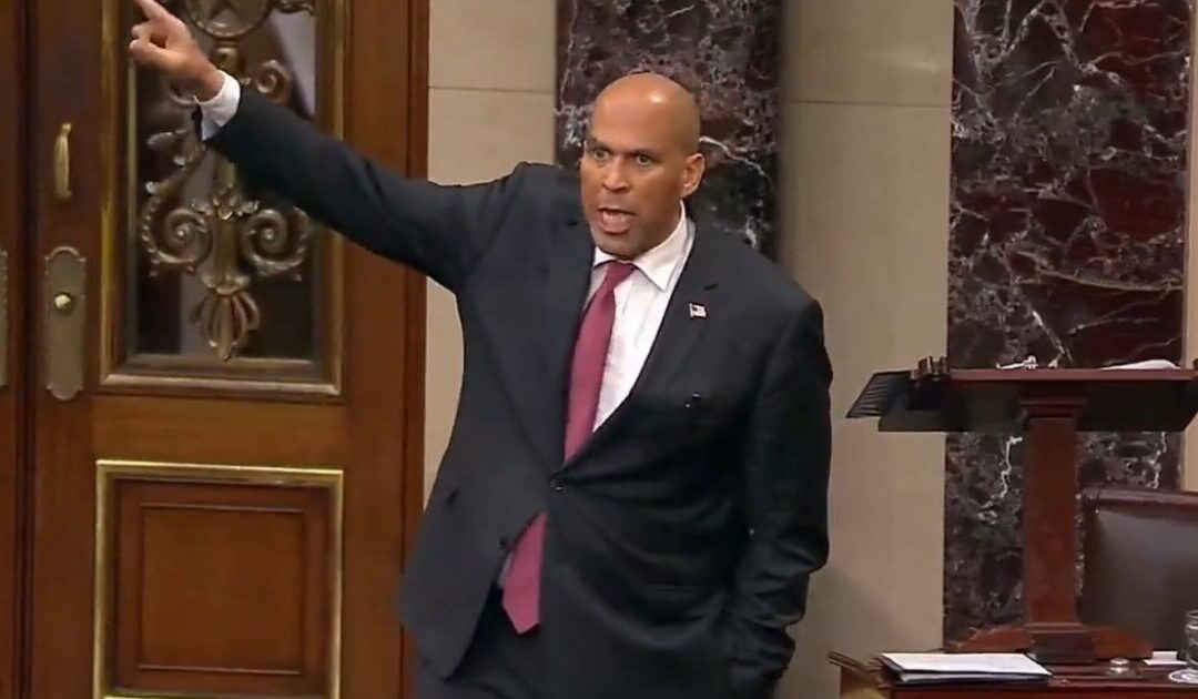 Democrat Cory Booker GOES OFF on Democrats For Not “Resisting” President Trump in Insane Senate Floor Rant, Storms Off (VIDEO)