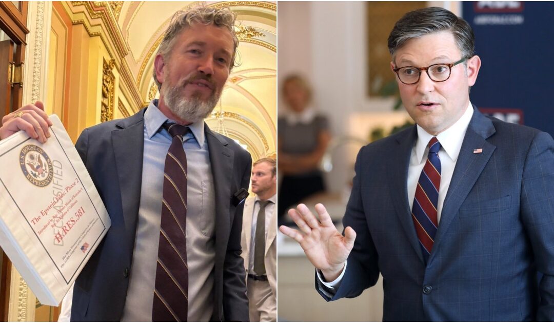House Flees D.C. a Day Early, Won’t Return Until September Amid Epstein File Release — Speaker Johnson BLASTS Rep. Massie for Sitting on Discharge Petition for FOUR YEARS: “I Don’t Understand His Motivation!”