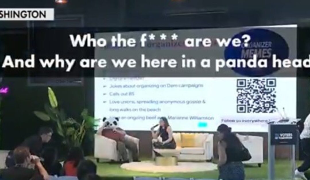 This is the Democrat Party: Total Humiliation Ensues as Idiot in Panda Suit Tries to Fire Up Nearly-Nonexistent Crowd at Youth Summit – Then Kamala Harris Starts Speaking (VIDEO)