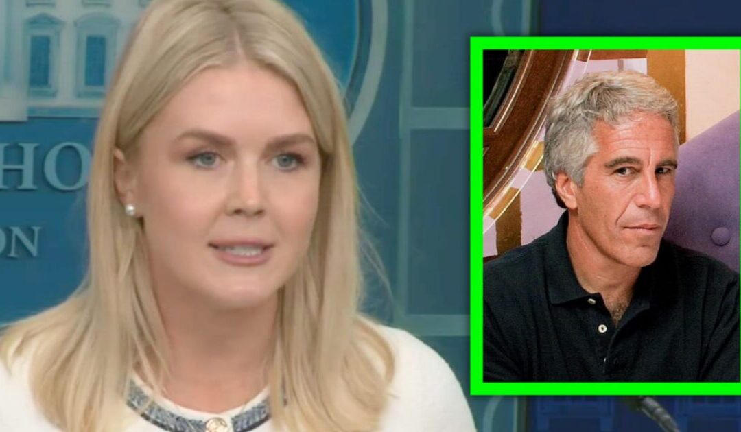 Karoline Leavitt Responds to Epstein Firestorm—But Sidesteps the One Question That Matters Most