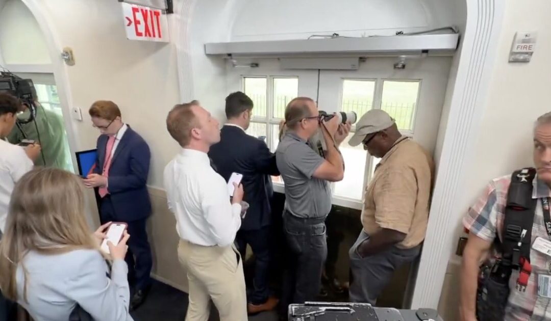 DEVELOPING: White House North Lawn Mysteriously Shut Down by Secret Service — Entire Press Corps Ordered to Shelter