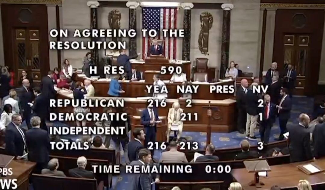 House Passes Trump-Backed Rescissions Package Slashing $9 BILLION in Bloated Spending — FOREIGN AID, NPR, and PBS on the Chopping Block — Two Republicans Voted “No”
