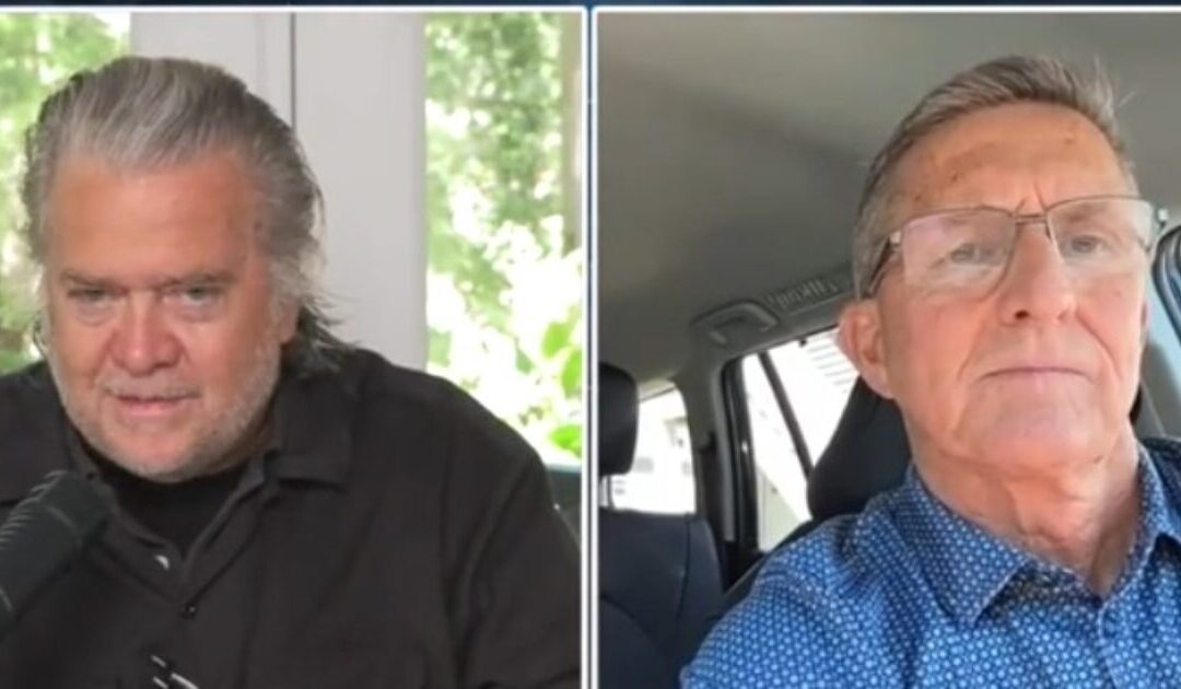 “This is the Biggest Crime in the History of the United States of America” – War Room’s Steve Bannon and General Flynn Discuss the Coup Against President Trump (VIDEO)