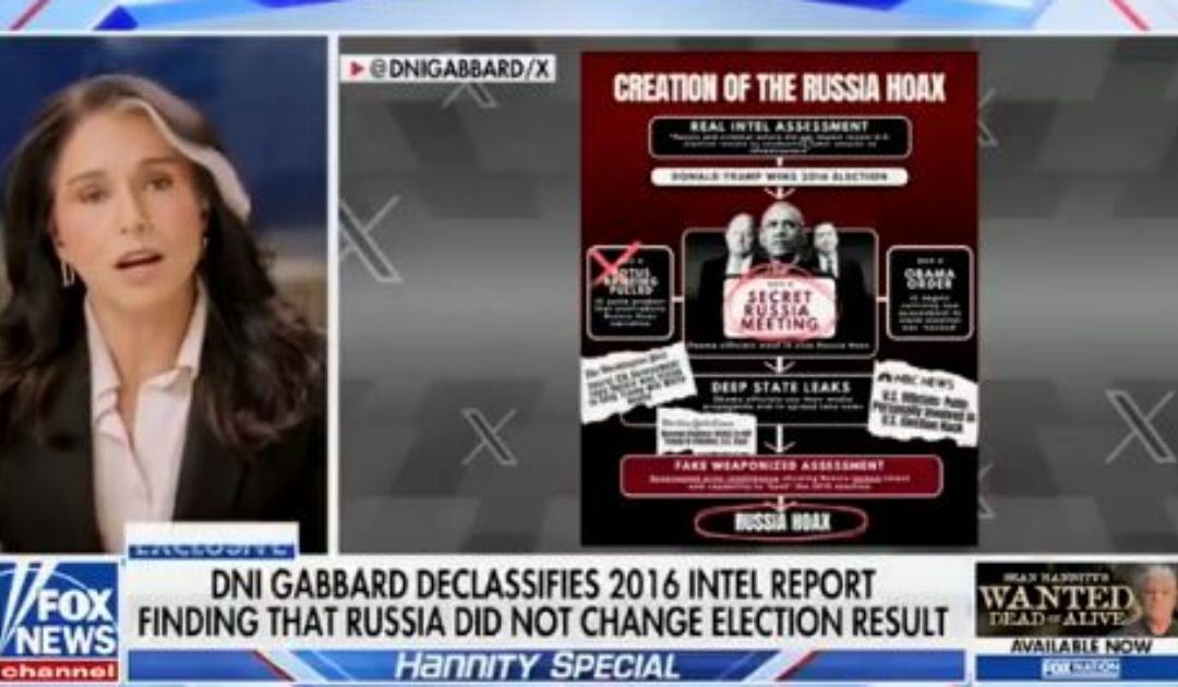 “I Say These Words Very Clearly” – DNI Tulsi Gabbard Speaks Out on Obama and the Deep State’s Years-Long Coup Against President Trump (VIDEO)