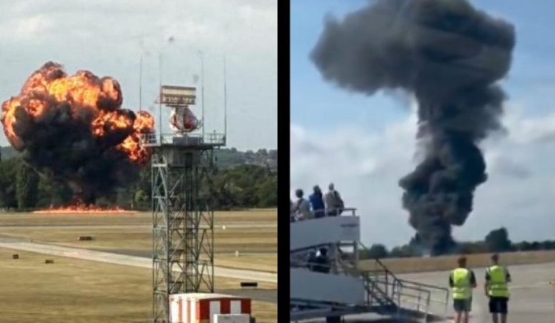 BREAKING: Airplane Crashes at London Southend Airport, Just Moments After Takeoff (VIDEO)