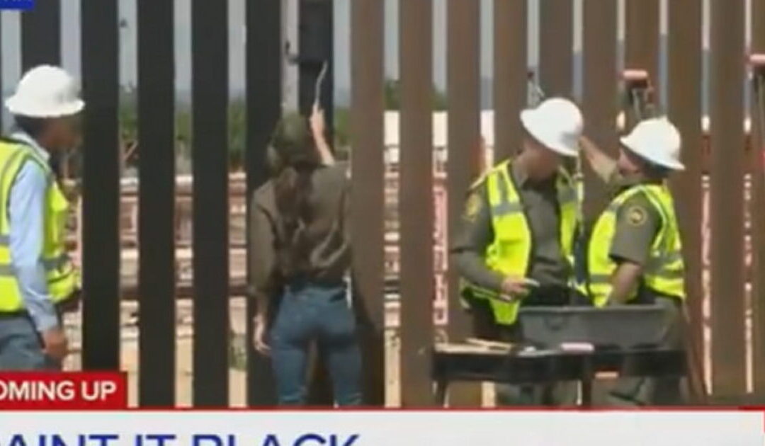 GENIUS MOVE: DHS Painting Southern Border Wall Black, Making it Too Hot to Climb – Democrats Outraged (VIDEO)