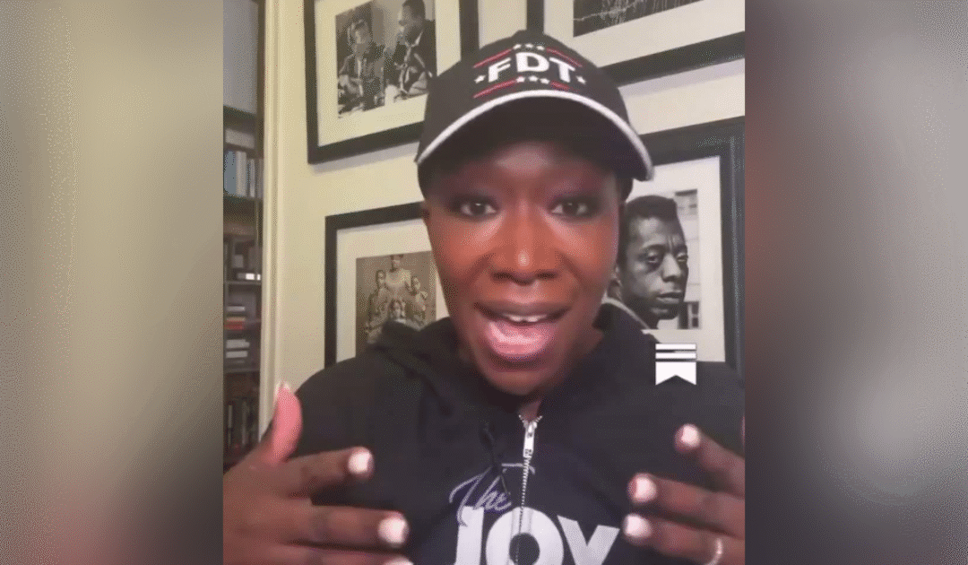Joy Reid Admits to Being DEI While Wearing a “F*ck Donald Trump” Hat (VIDEO)