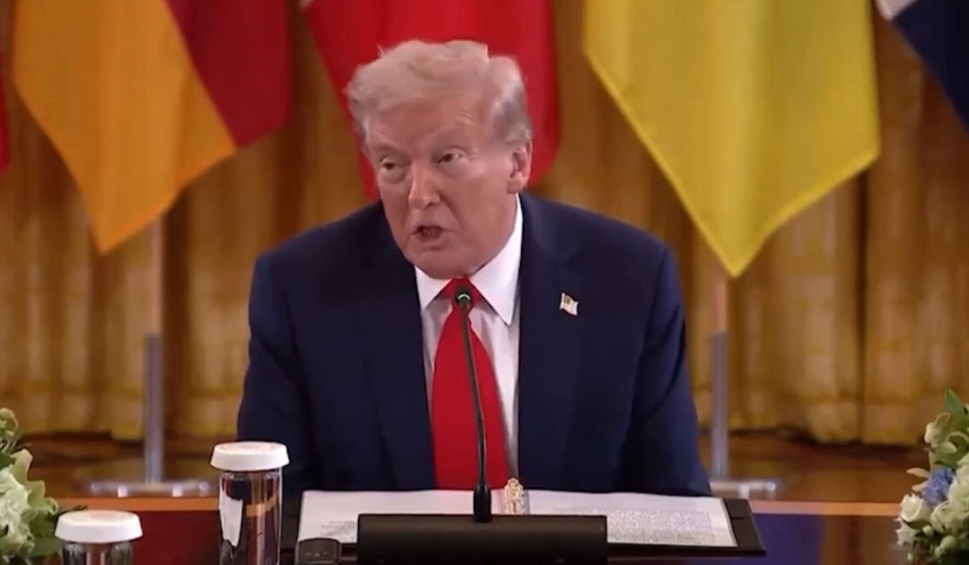 WATCH: Trump Reveals that Putin Agreed to Accept Security Guarantees for Ukraine – “the European Nations are Going to Take a Lot of The Burden”