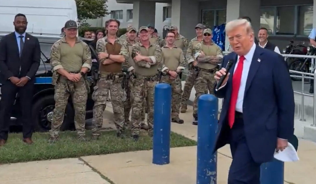 WATCH LIVE: President Trump Delivers Remarks While Patrolling DC