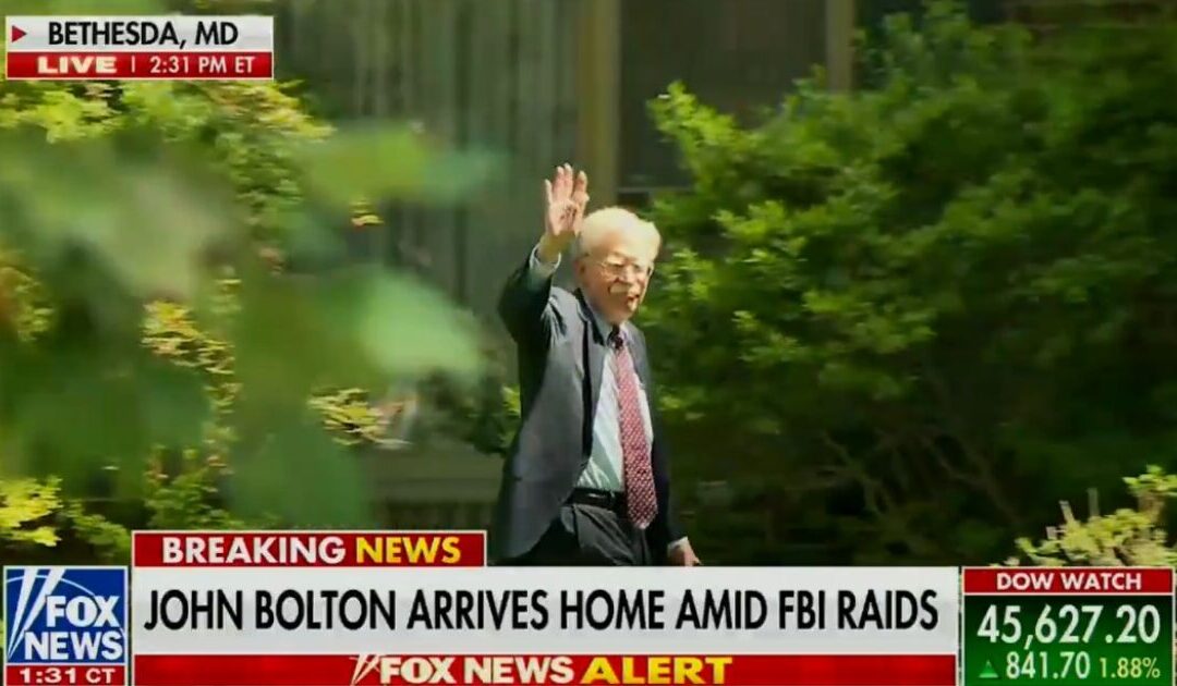 A Shaken Up Bolton Returns Home After FBI Busts Down His Door in Early Morning Raid (VIDEO)