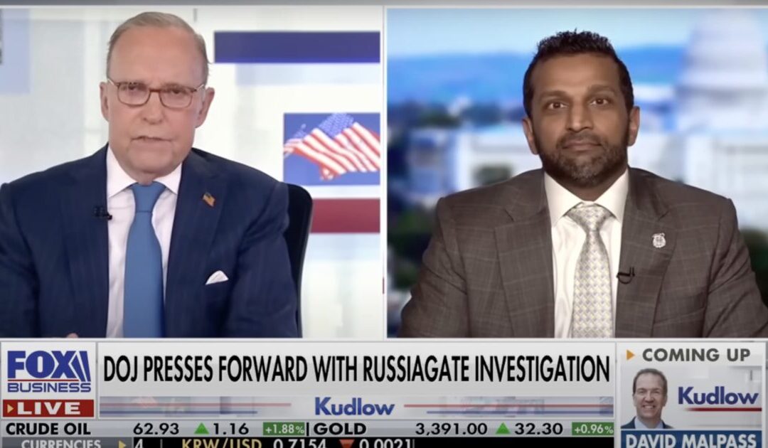 MUST SEE: FBI Director Kash Patel EXPOSES Obama-Clinton Grand Conspiracy with Larry Kudlow — CONFIRMS Russiagate, FISA Court Abuses, and Mar-a-Lago Raid Were a Political Hit Job