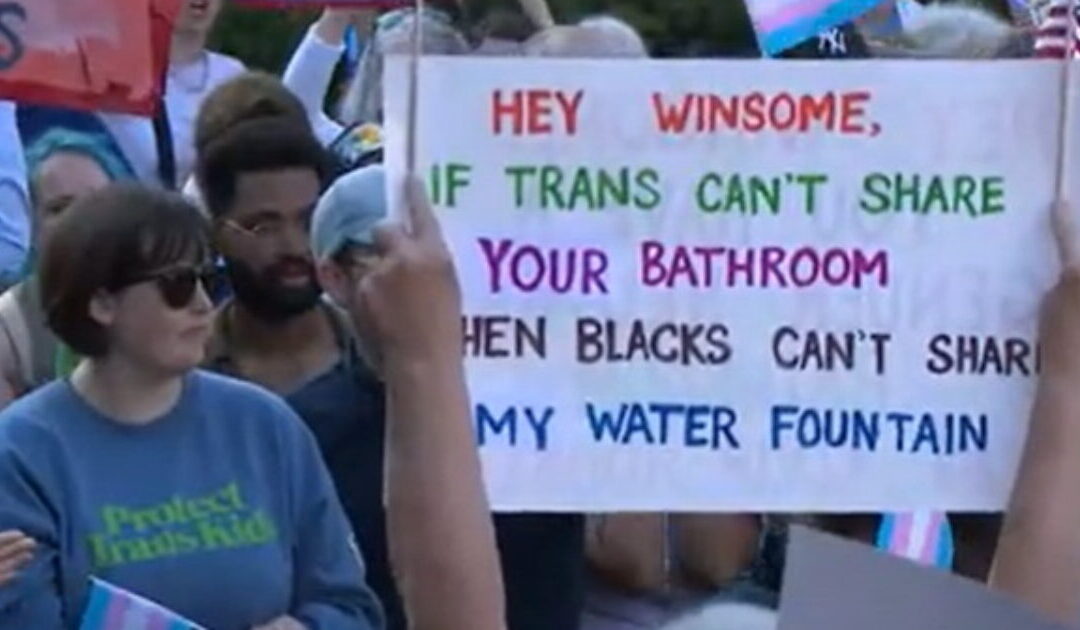 Democrat Official in Virginia Blames Black Republican Winsome Sears for Racist Sign a Liberal Held at Her Event
