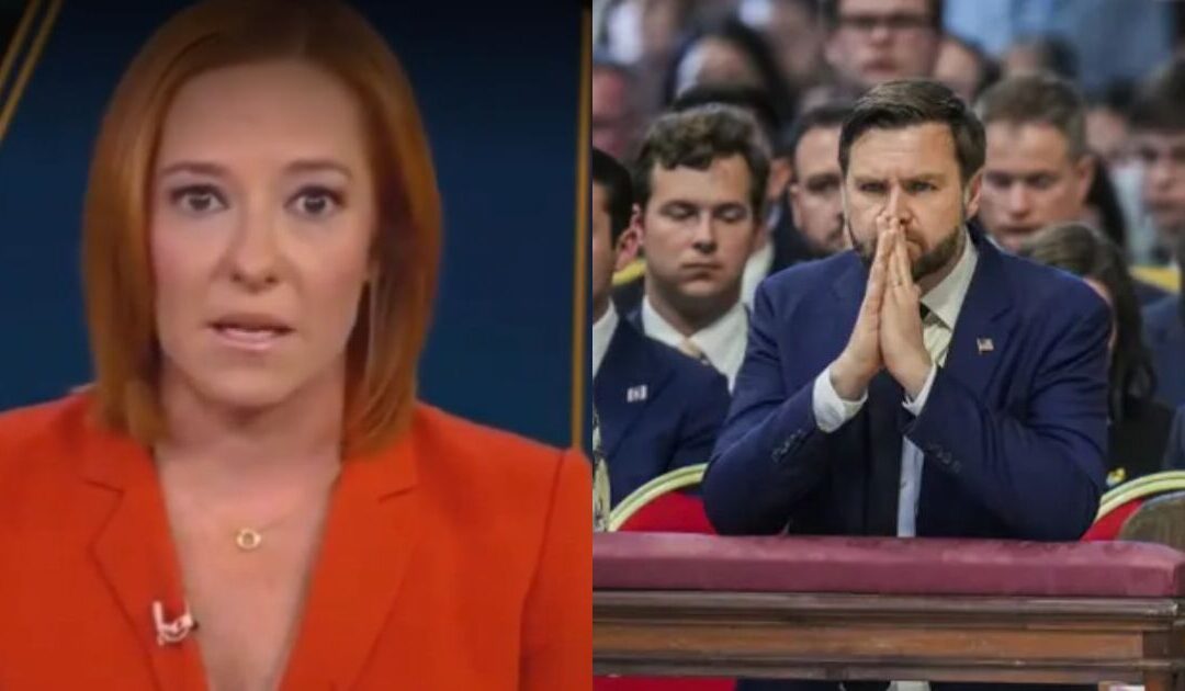 JD Vance Issues Perfect Response to Jen Psaki for Mocking Prayers in Wake of Horrific Minneapolis Catholic School Shooting