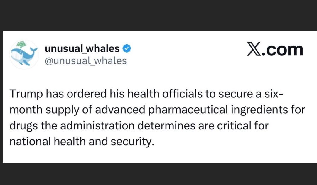 President Trump Orders Stockpiling of Critical Medications – Here’s One Way to Get What You Need