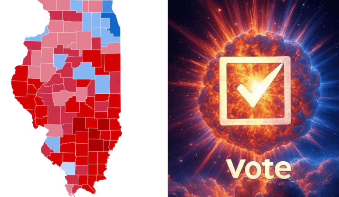 Probability Numbers from Recent Illinois Elections Exceed Number of Seconds Since the BIG BANG!