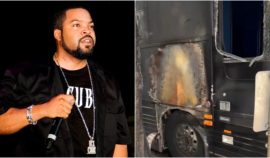 Portland Anarchists FIREBOMB Rapper Ice Cube’s Tour Bus After Reportedly Mistaking It for ICE Deportation Bus