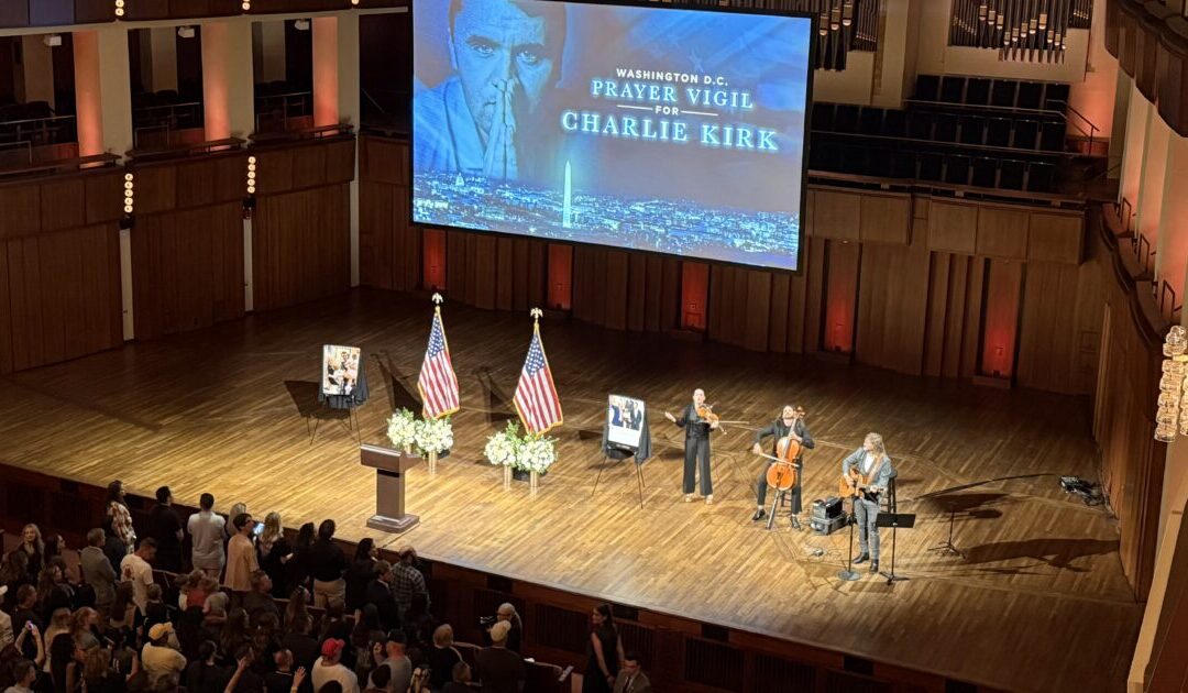 WATCH LIVE: Charlie Kirk Memorial and Prayer Vigil at the Kennedy Center in Washington DC