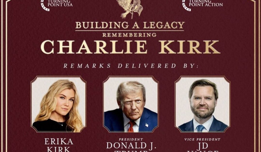 JUST IN: President Trump, JD Vance, Tucker Carlson, Trump Admin Officials Among All-Star Lineup of Speakers at Charlie Kirk’s Memorial on Sunday
