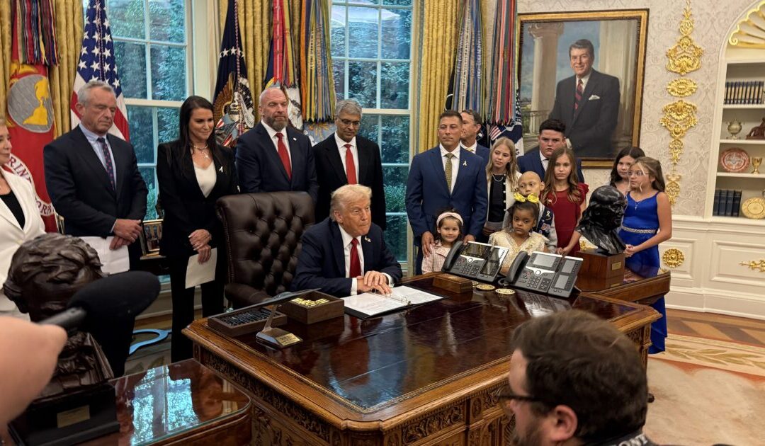 WATCH LIVE: President Trump Signs Exectutive Order on Pediatric Cancer Research