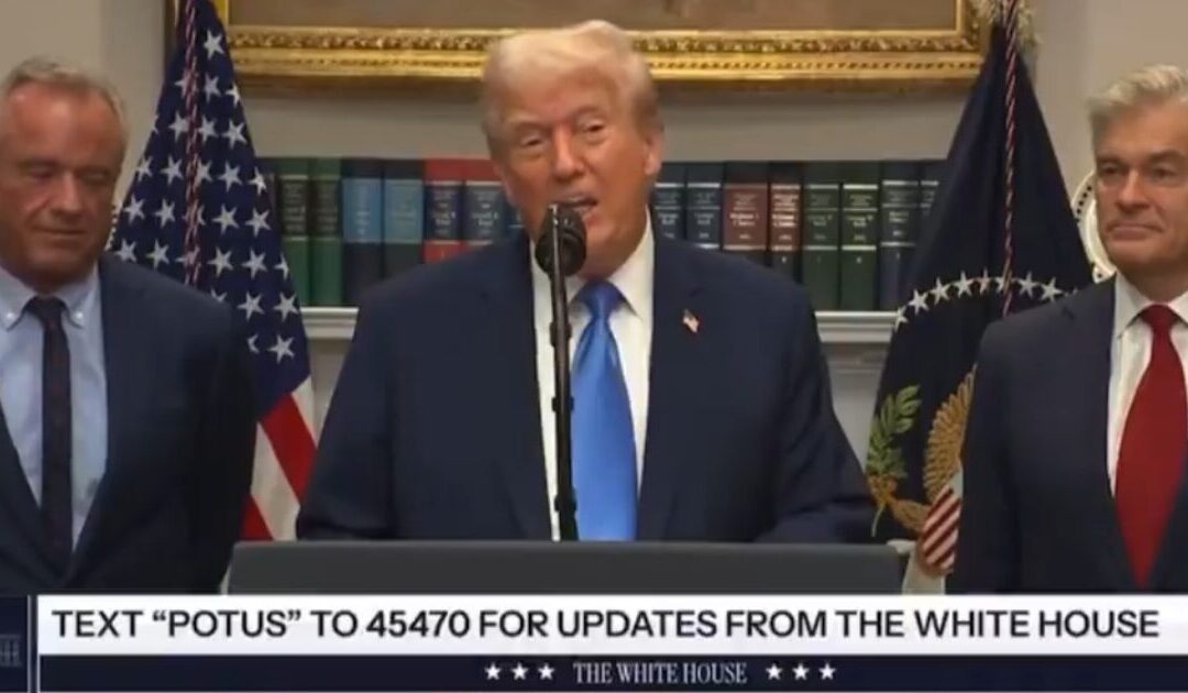 WATCH LIVE: President Trump Makes Major Announcement on Autism