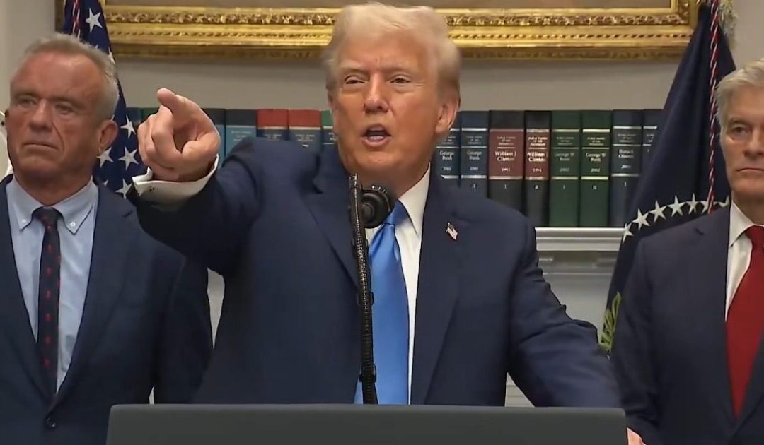 Trump Shuts Down CNN Reporter as She Starts Screaming Question After Major Announcement on Autism (VIDEO)