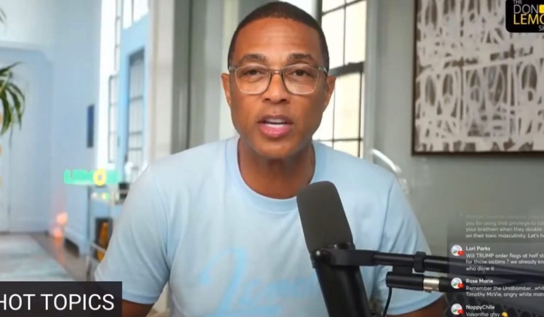 Don Lemon Says White Men Are “Lazy, Dumb” and Believe Violence is the Answer (VIDEO)