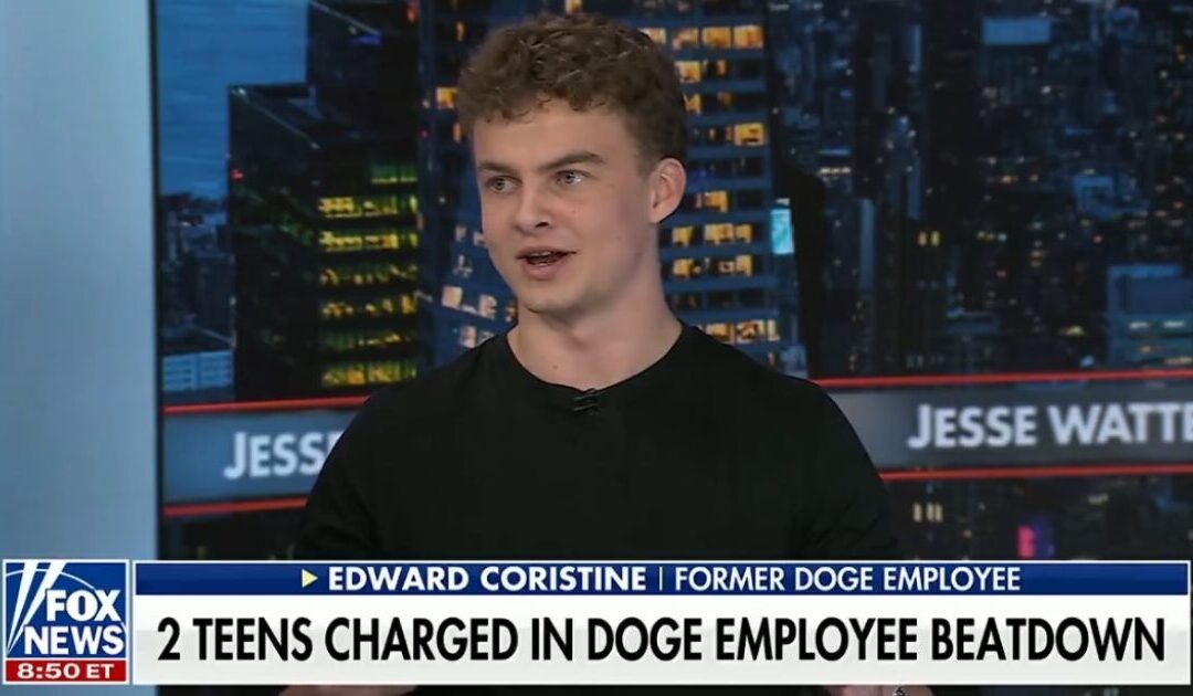 Former DOGE Worker Edward Coristine, AKA “Big Balls” Speaks Out For the First Time Since Being Beaten by DC ‘Teens’ (VIDEO)