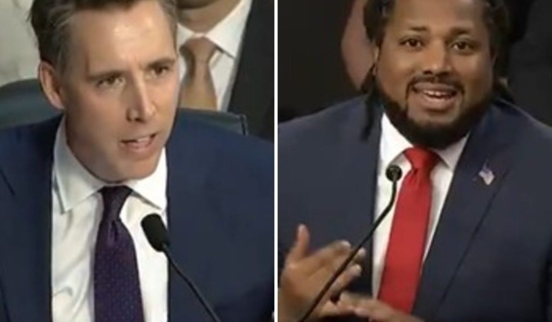 Sen. Josh Hawley Leaves Gun-Grabbing Former Biden Staffer Puzzled During Hearing With Question on a Woke Word the Leftist Wrote in Report that Pushed Defunding the Police (VIDEO)