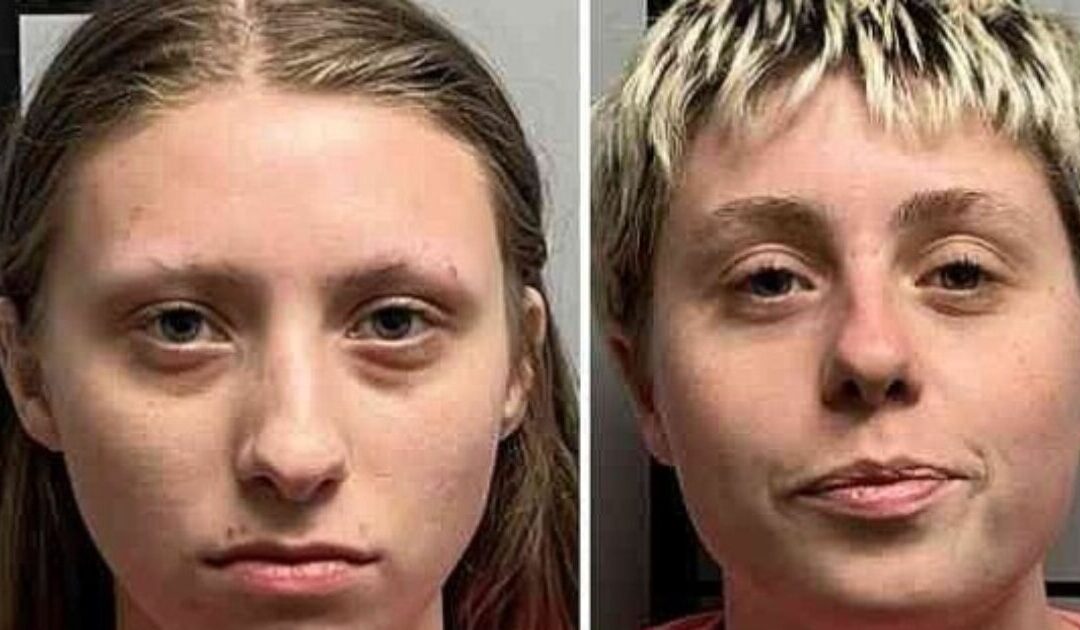 Foul-Mouthed Arkansas Sisters Get Caught Destroying Charlie Kirk Memorial and Are Arrested – One Sister then Starts Begging for Money After Other Loses Her Job (VIDEO)
