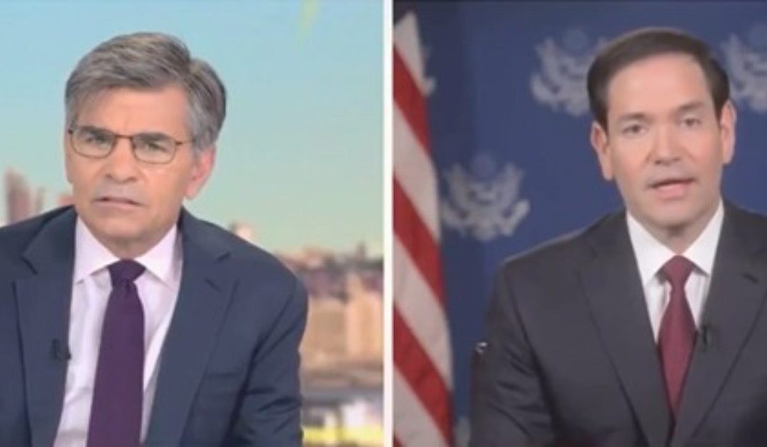 WATCH: Marco Rubio WRECKS Sniveling George Stephanopoulos With Basic Facts After ABC Hack Accuses Trump Admin. of Killing People By Ending USAID