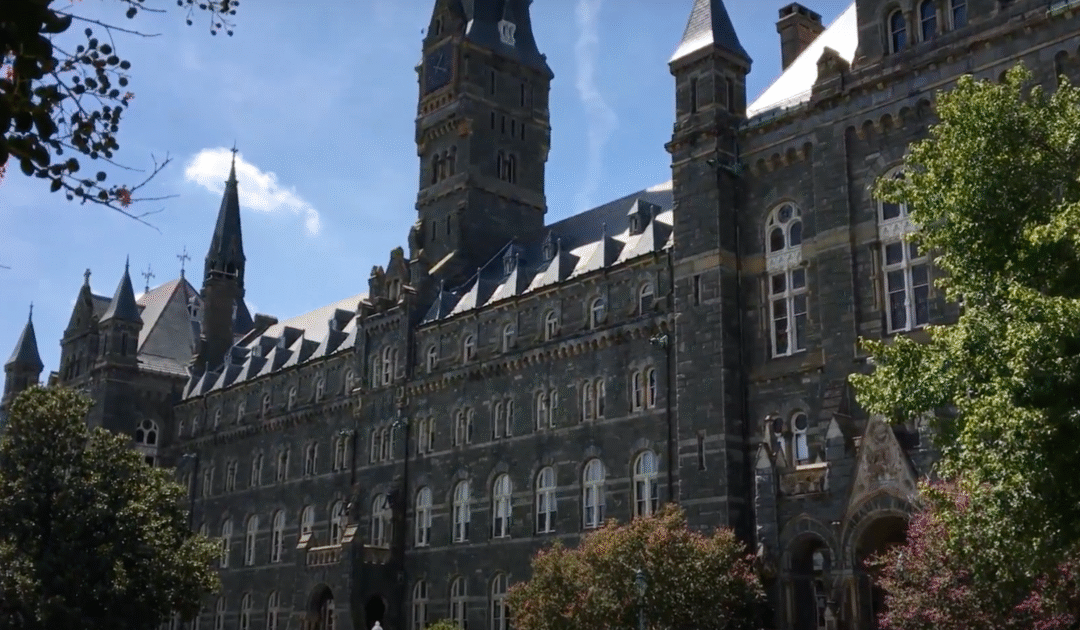 Leftist Gun Club Displays Flyer at Georgetown University Using Violent Rhetoric Mirroring Charlie Kirk’s Killer: ‘Hey fascist! Catch!’