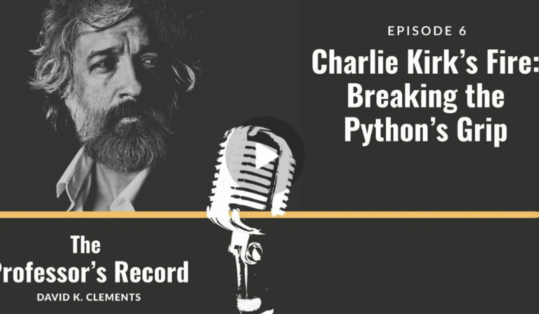David Clements at the Professor’s Record Honors Charlie Kirk