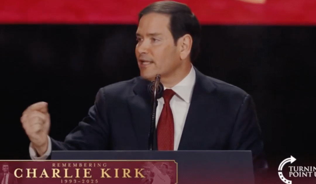 Secretary of State Marco Rubio’s Powerful Speech at Charlie Kirk Memorial (Video)