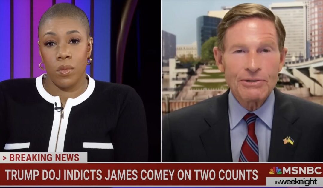 Sen. Richard Blumenthal Sends WARNING to Republicans After Comey Indictment: “What Goes Around Comes Around”